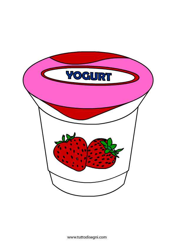 Как нарисовать йогурт детям карандашом и фломастерами: 6 уроков