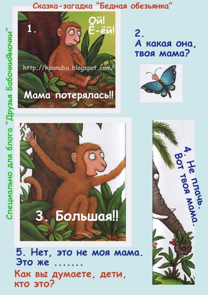 Загадки про обезьян
