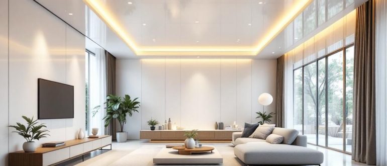 Натяжные потолки: особенности, виды и монтаж