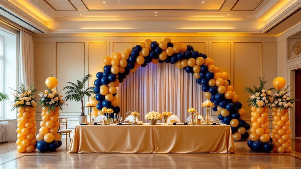 Сочетание шаров: как создать красивую композицию