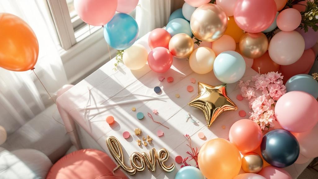 Сочетание шаров: как создать красивую композицию