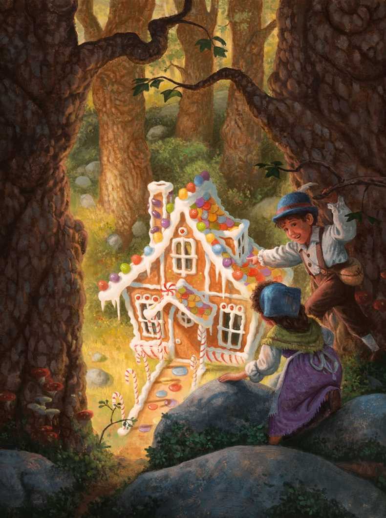Сказка пряничный домик — шарль перро. читайте онлайн.