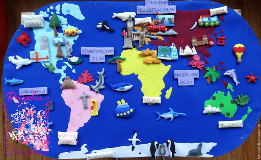 Загадки о географической карте - стихи для детей