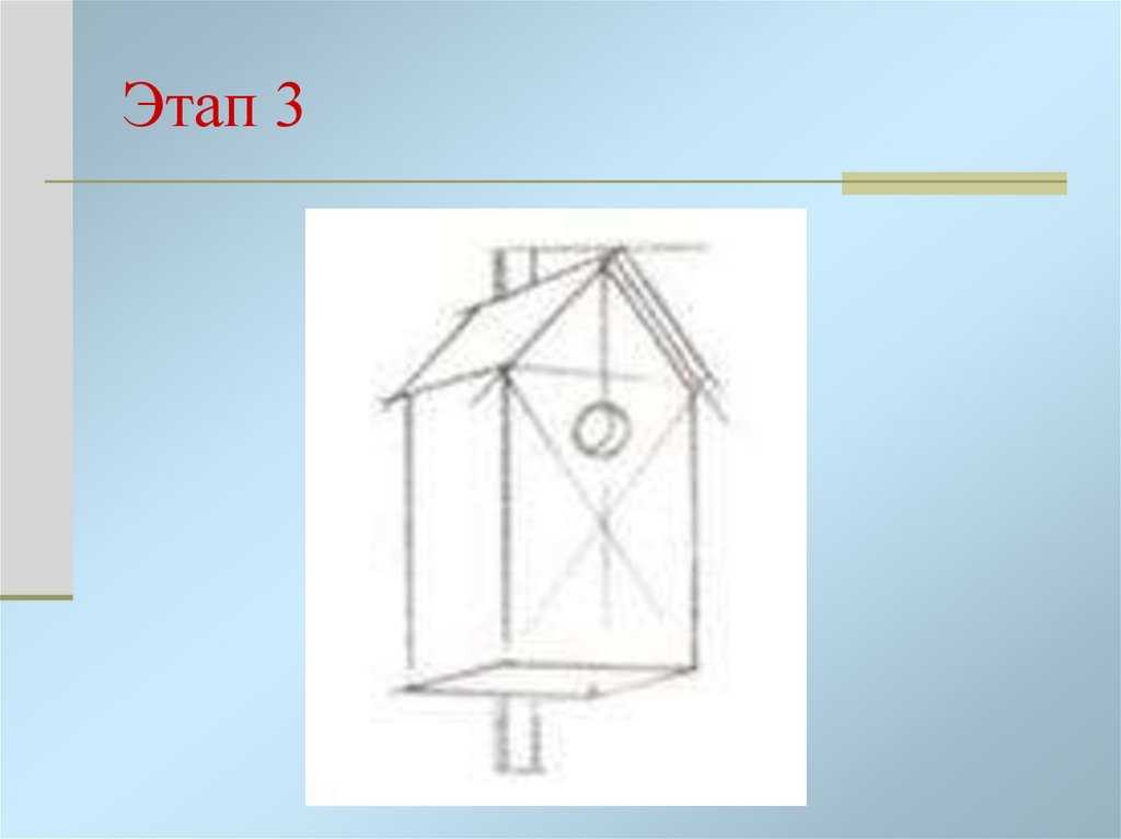 Рисуем скворечник поэтапно презентация 3 класс