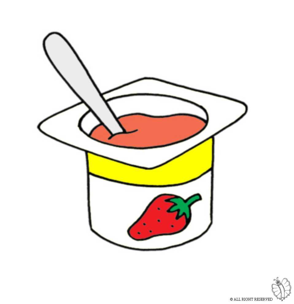Йогурт замороженный йогурт книжка-раскраска рисование молочные продукты, йогурт, png