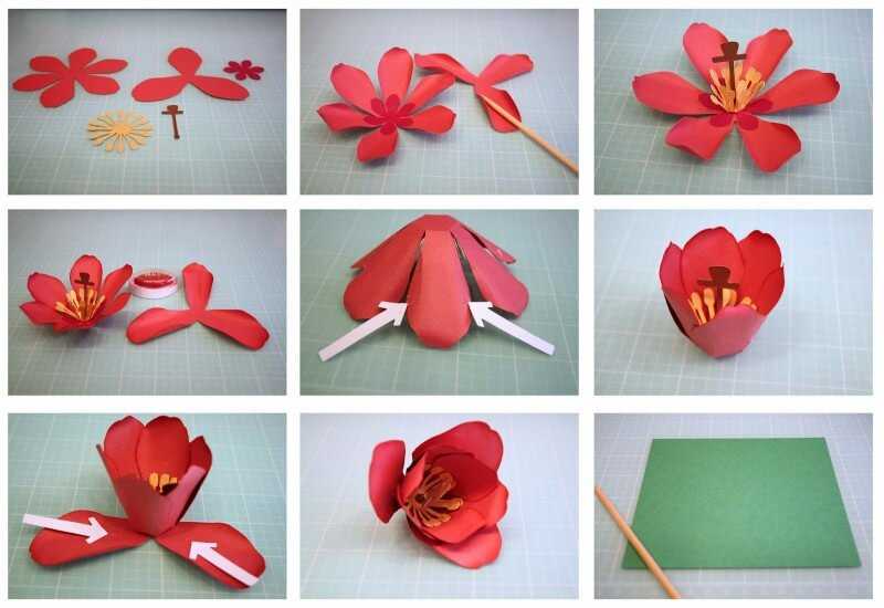 Как сделать цветок из бумаги своими руками легко и быстро