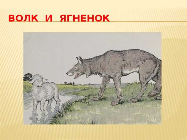 Волк и журавль - the wolf and the crane