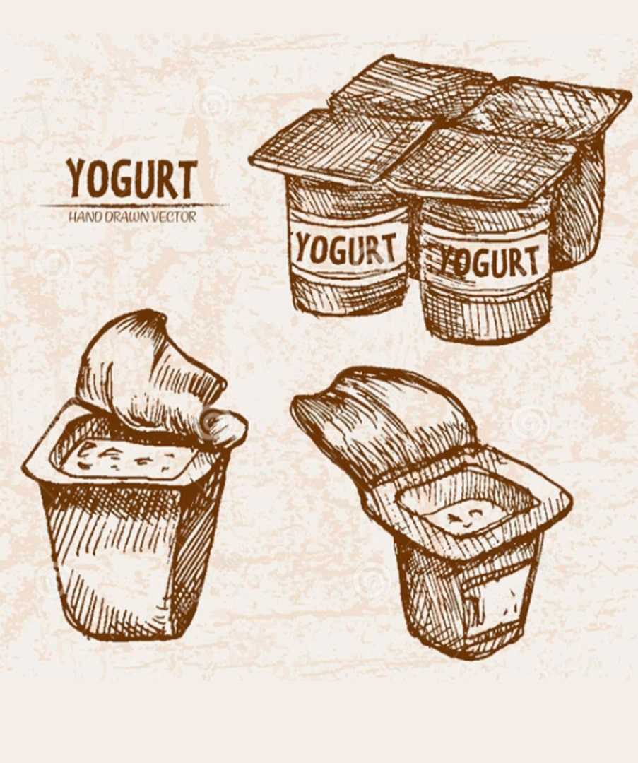 Рисунок йогурта для детей — 6 легких способов рисования