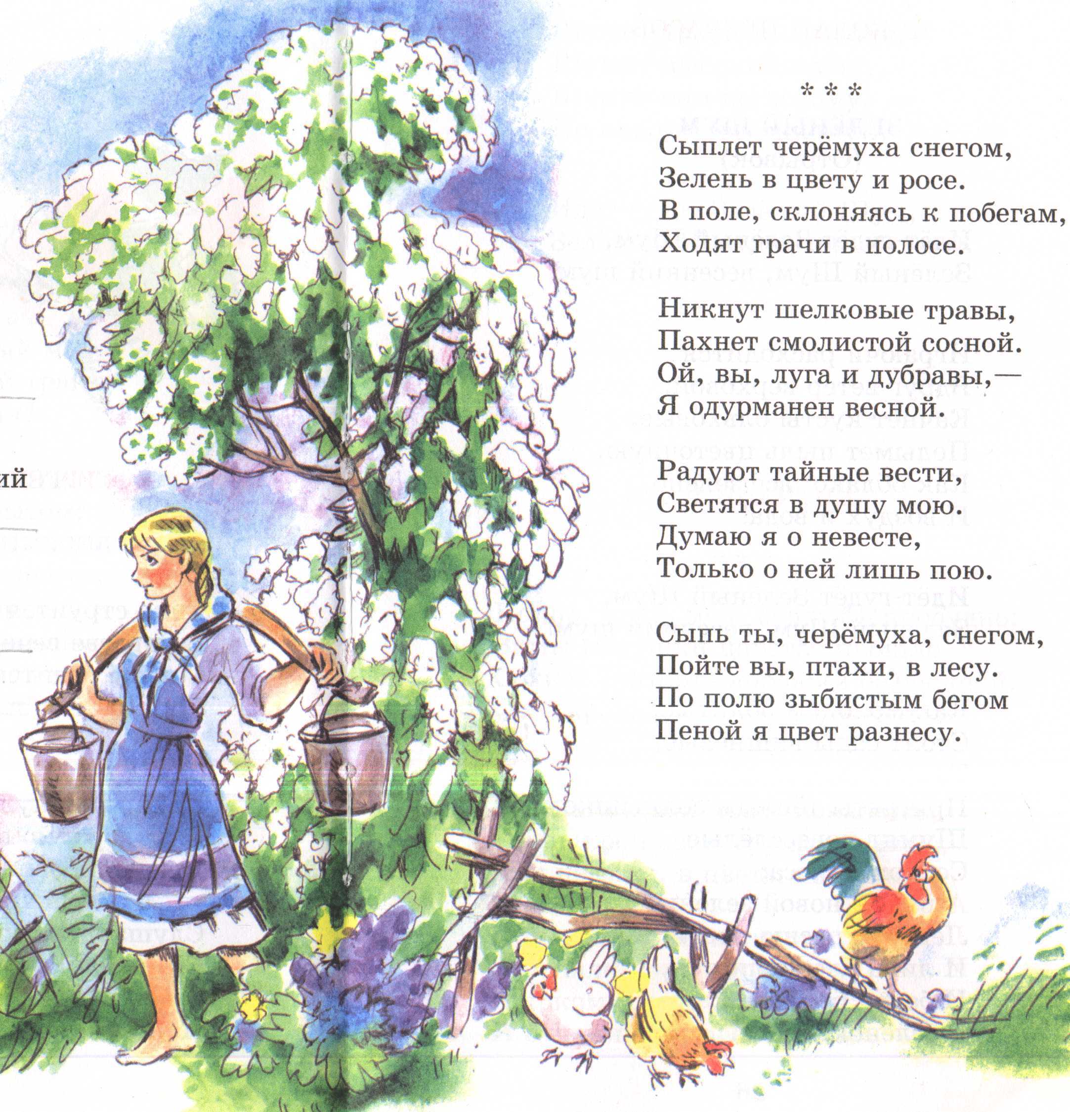 Стихи Есенина для детей