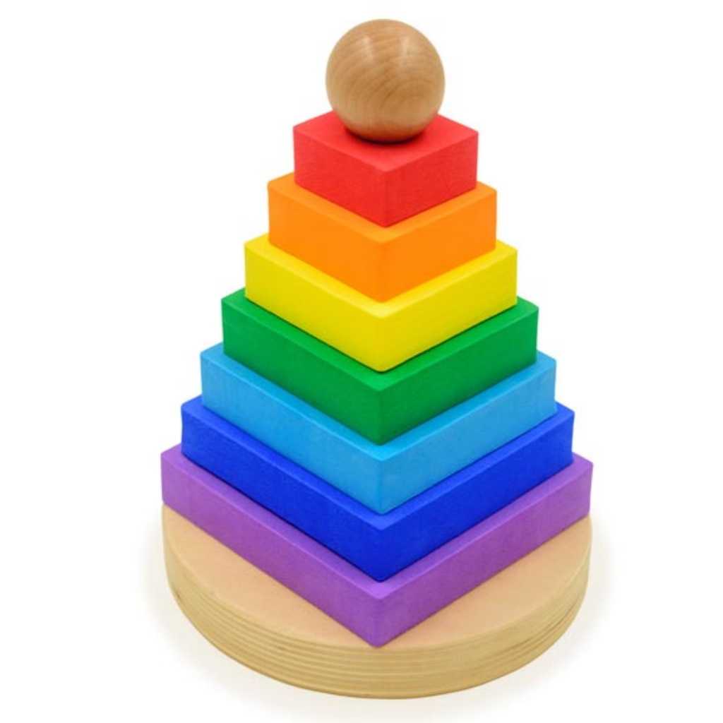Интересная и развивающая игра для малышей "пирамидка"