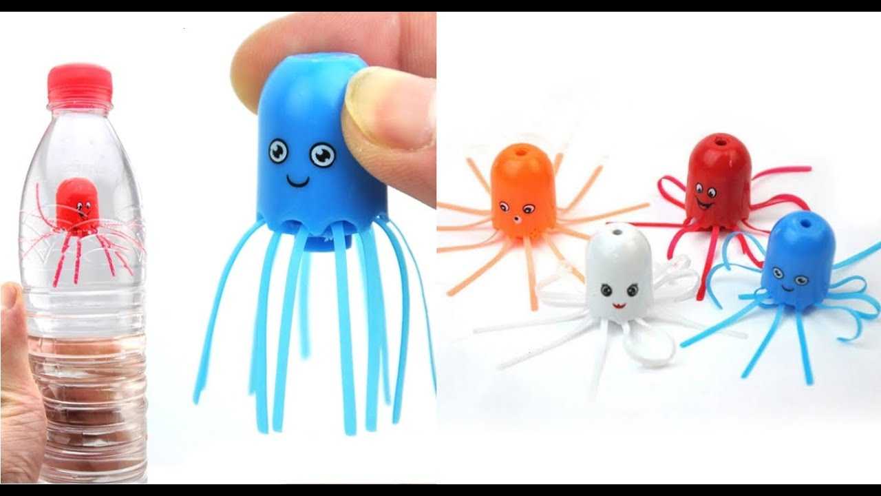 Медуза в бутылке - оригинальная игрушка для малышей | страна мастеров