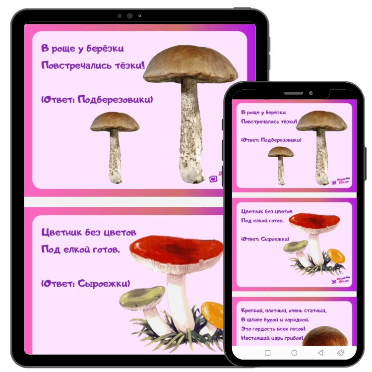 Маленькие загадки про грибы. загадки про грибы (с отгадками). загадки про белый гриб — боровик